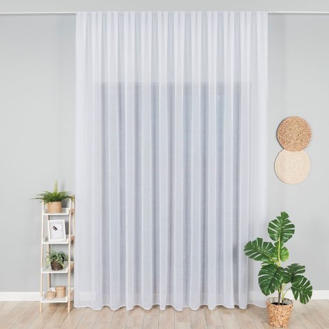 Firanka woal kreszowany, wysokość 270cm, kolor 001 biały 002301/333/001/000270/1