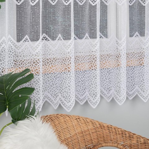 Firanka żakardowa na metry 639040 wysokość 180 cm kolor biały