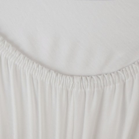 PRZEŚCIERADŁO JERSEY3 120 X 200 X 25 CM JASNOKREMOWY