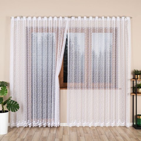 Firanka gotowa żakardowa BOGUMIŁA 250x300 cm kolor biały