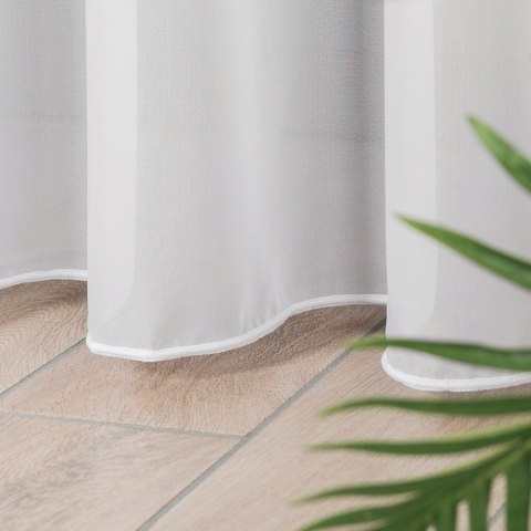 Firanka fantazyjna z ołowianką, wysokość 300cm, kolor 002 kremowy 012684/OLO/002/000300/1