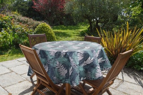 OBRUS GARDEN 140 X 220 CM GRANATOWY