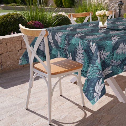 OBRUS GARDEN 140 X 220 CM GRANATOWY