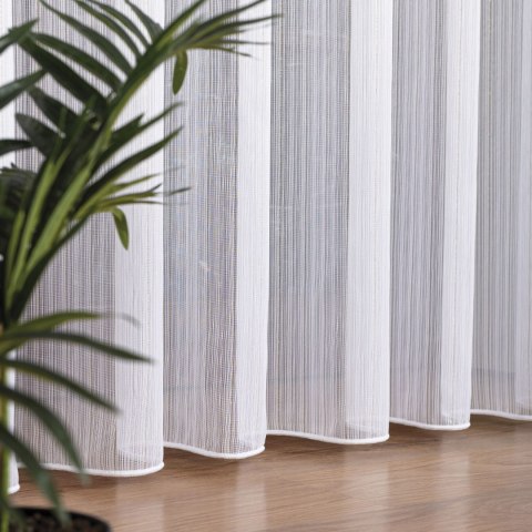 Firanka fantazyja ze złotą, błyszczącą nitką, wysokość 300cm, kolor 004 biały 001238/OLO/004/000300/1