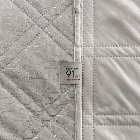 NARZUTA D91 LUIZ 200 X 220 CM SREBRNY