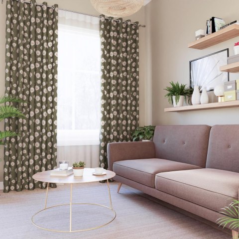 STOKROTKA Tkanina dekoracyjna typu MILAS, szerokość 165cm, kolor 002 zielony D00312/MIL/002/165000/1