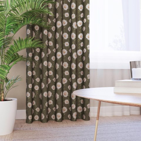 STOKROTKA Tkanina dekoracyjna typu MILAS, szerokość 165cm, kolor 002 zielony D00312/MIL/002/165000/1