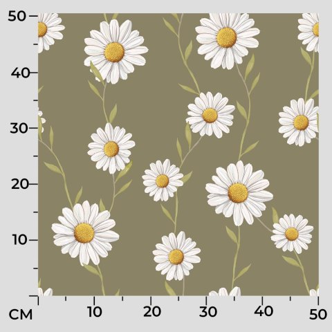 STOKROTKA Tkanina dekoracyjna typu MILAS, szerokość 165cm, kolor 002 zielony D00312/MIL/002/165000/1