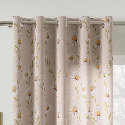 STOKROTKA Tkanina dekoracyjna typu MILAS, szerokość 165cm, kolor 004 beżowy D00312/MIL/004/165000/1