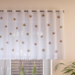 Zazdrostka żakardowa na metry 361930 wysokość 70 cm kolor biały