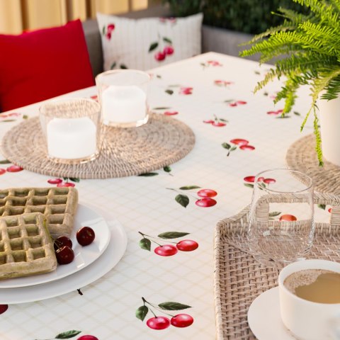 WISIENKI Tkanina dekoracyjna NINA WODOODPORNA, 160cm, kolor 004 beżowy D00319/NIW/004/160000/1