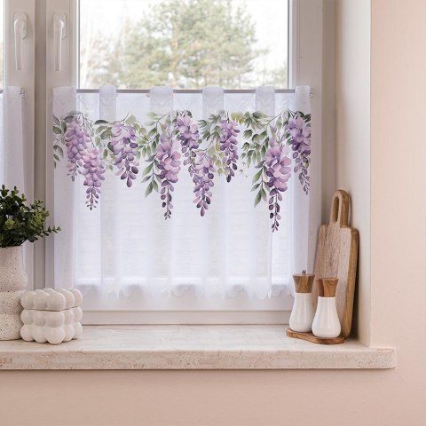 WISTERIA Zazdrostka żakardowa 361910, wysokość 50cm, kolor 001 D00309/ZAZ/001/000050/1