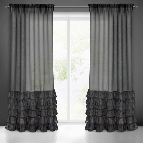 FIRANA GOTOWA DOLLY NA TAŚMIE 140 X 250 CM CZARNY