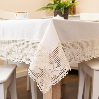RACHELA Obrus z ażurem, szerokość 130cm x wysokość 180cm, kolor 012 jasny kremowy 912432/KSP/012/130180/1