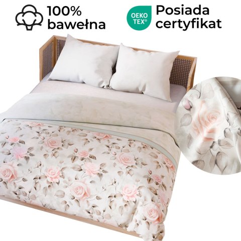 ROSALINA Komplet pościeli z bawełny satynowej 220x200cm 100093/SAT/000/220200/1