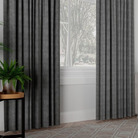 EFE Tkanina dekoracyjna, wysokość 300cm, kolor 650 ciemny szary TD0034/TDP/650/000300/1