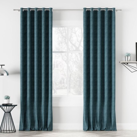 EFE Tkanina dekoracyjna, wysokość 300cm, kolor 690 niebieski morski TD0034/TDP/690/000300/1