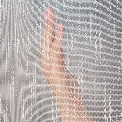 EVA Firanka żakardowa gotowa, szerokość 140 x wysokość 250cm, kolor 001 biały 146065/FBP/001/140250/1