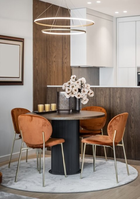 PATERA DEKORACYJNA ARIELA 38 X 14 X 4 CM GRAFITOWY