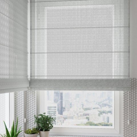 LINO Tkanina dekoracyjna, wysokość 160cm, kolor 005 szary, 036148 (do wyczerpania zasobu) D00L96/LIN/005/000160/1