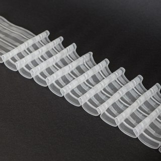 Taśma C8952M "ołówek" 8cm, marszczenie 1:2,5, transparentna TASMAY/ZP6/250/008000/1