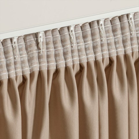 Taśma C8952M "ołówek" 8cm, marszczenie 1:2,5, transparentna TASMAY/ZP6/250/008000/1