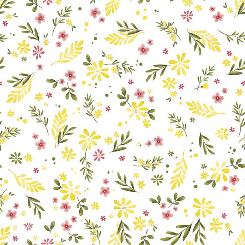 WIOSENNE KWIATUSZKI Tkanina dekoracyjna NINA WODOODPORNA, 160cm, kolor 002 zielony D00209/NIW/002/160000/1