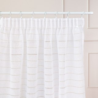 Firana gotowa na taśmie, szerokość 140cm x wysokość 250cm, kolor 001 biały 424088/FGT/001/140250/1