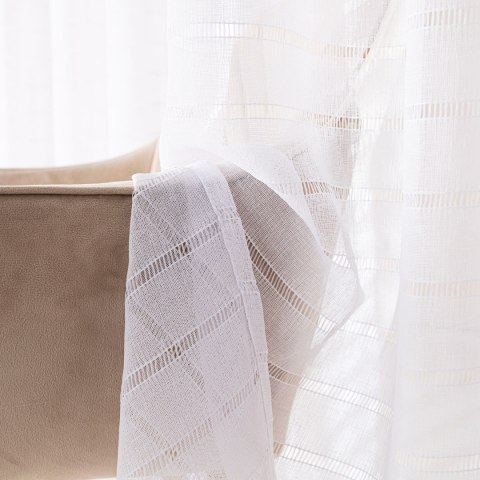 Firana gotowa na taśmie, szerokość 140cm x wysokość 250cm, kolor 001 biały 424088/FGT/001/140250/1