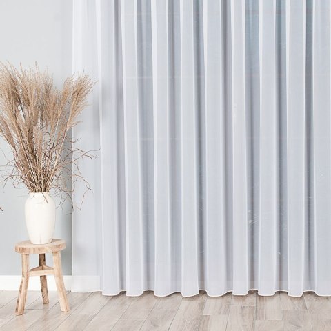 Firanka fantazyjna z ołowianką, wysokość 300cm, kolor 001 biały 031671/OLO/001/000300/1