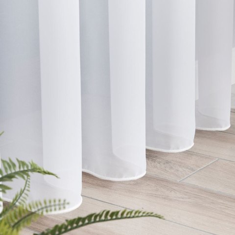 Firanka fantazyjna z ołowianką, wysokość 300cm, kolor 001 biały 031671/OLO/001/000300/1