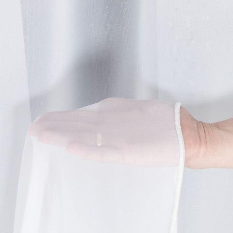Firanka fantazyjna z ołowianką, wysokość 300cm, kolor 001 biały 031671/OLO/001/000300/1