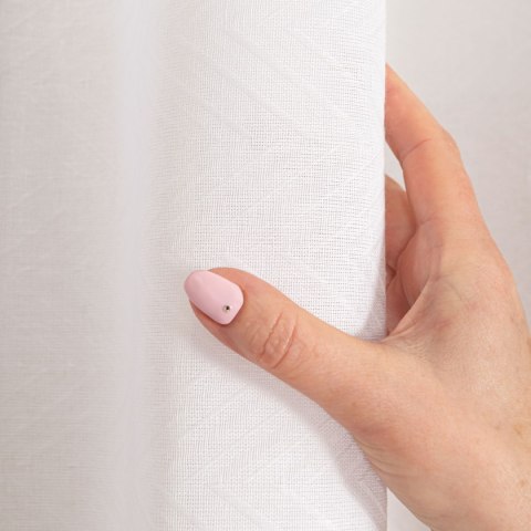 Firanka fantazyjna z ołowianką, wysokość 300cm, kolor 001 biały 424083/OLO/001/000300/1