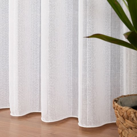 Firanka fantazyjna z ołowianką, wysokość 300cm, kolor 001 biały 424118/OLO/001/000300/1