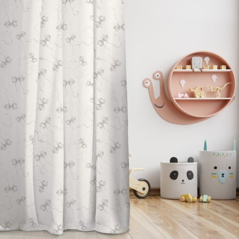 KOKARDY Tkanina dekoracyjna typu MILAS, szerokość 165cm, kolor 005 jasny szary D00372/MIL/005/165000/1