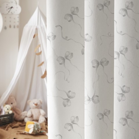 KOKARDY Tkanina dekoracyjna typu MILAS, szerokość 165cm, kolor 005 jasny szary D00372/MIL/005/165000/1