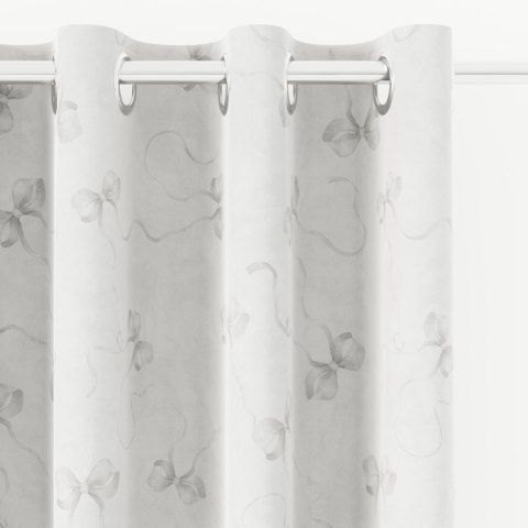 KOKARDY Tkanina dekoracyjna typu MILAS, szerokość 165cm, kolor 005 jasny szary D00372/MIL/005/165000/1