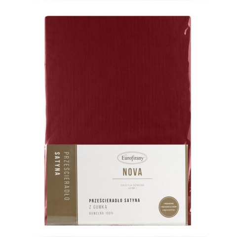PRZEŚCIERADŁO Z GUMKĄ NOVA3 140 X 200 X 30 CM CZERWONY