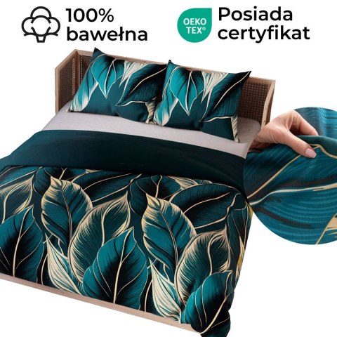 LEVI Komplet pościeli z bawełny satynowej 160x200cm 100098/SAT/000/160200/1