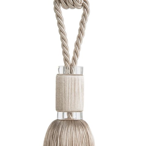 SZNUR DEKORACYJNY MILA 64 CM BEŻOWY