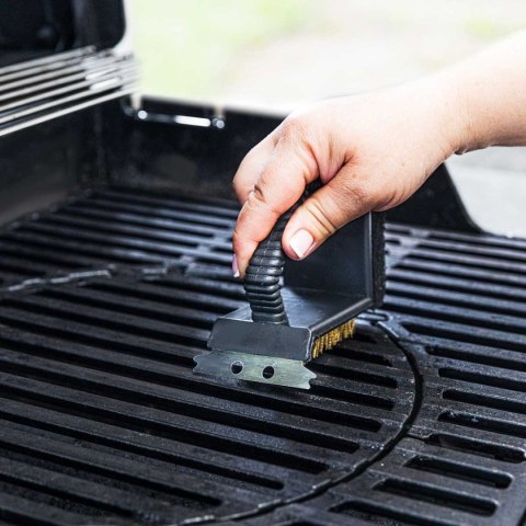 SZCZOTKA STALOWA 3w1 DO CZYSZCZENIA RUSZTU GRILLA KINGHOFF KH-1913