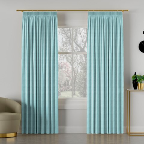 ADA Tkanina dekoracyjna, wysokość 300cm, kolor 007 turkusowy TD0024/TDP/007/000300/1