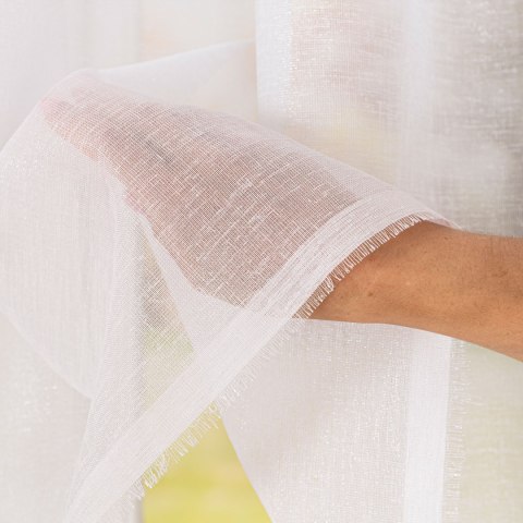 Firanka fantazyjna, wysokość 150cm, kolor 001 biały z błyskiem 000559/000/001/000150/1