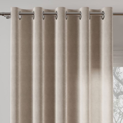 VELVI Tkanina dekoracyjna, wysokość 300cm, kolor 016 kremowy VELVI0/TDP/016/000300/1