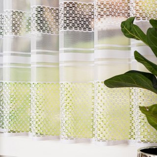 Zazdrostka żakardowa na metry 761021 wysokość 70 cm kolor biały