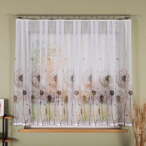 DMUCHAWCE Firanka żakardowa 023426, wysokość 160cm, kolor 001 biały D00307/000/001/000160/1