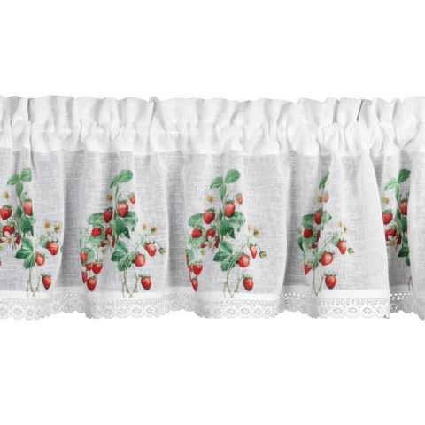 FIRANA GOTOWA KSENIA NA TAŚMIE 150 X 30 CM BIAŁY