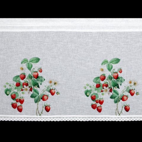 FIRANA GOTOWA KSENIA NA TAŚMIE 150 X 60 CM BIAŁY