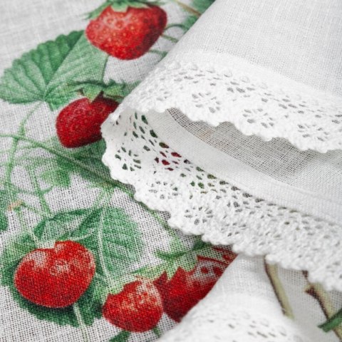 FIRANA GOTOWA KSENIA NA TAŚMIE 150 X 60 CM BIAŁY