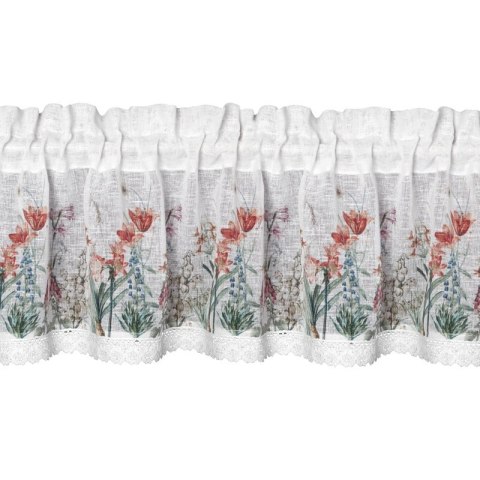 FIRANA GOTOWA NEMEZJA NA TAŚMIE 150 X 30 CM BIAŁY